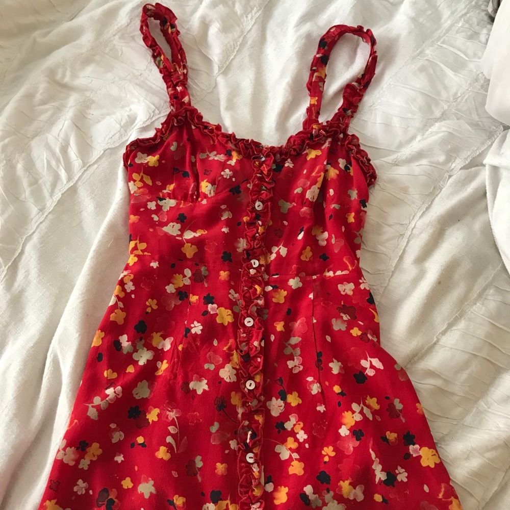Realisation Par Julia Dress in Rouge Fleur